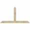 Ekena Millwork Portland Rough Sawn Timber Gable Bracket, Douglas Fir, 84"W x 45"H x 6"D x 6"F, 13/12 Pitch GBW084X45X0606POR00RDF - alternate 1